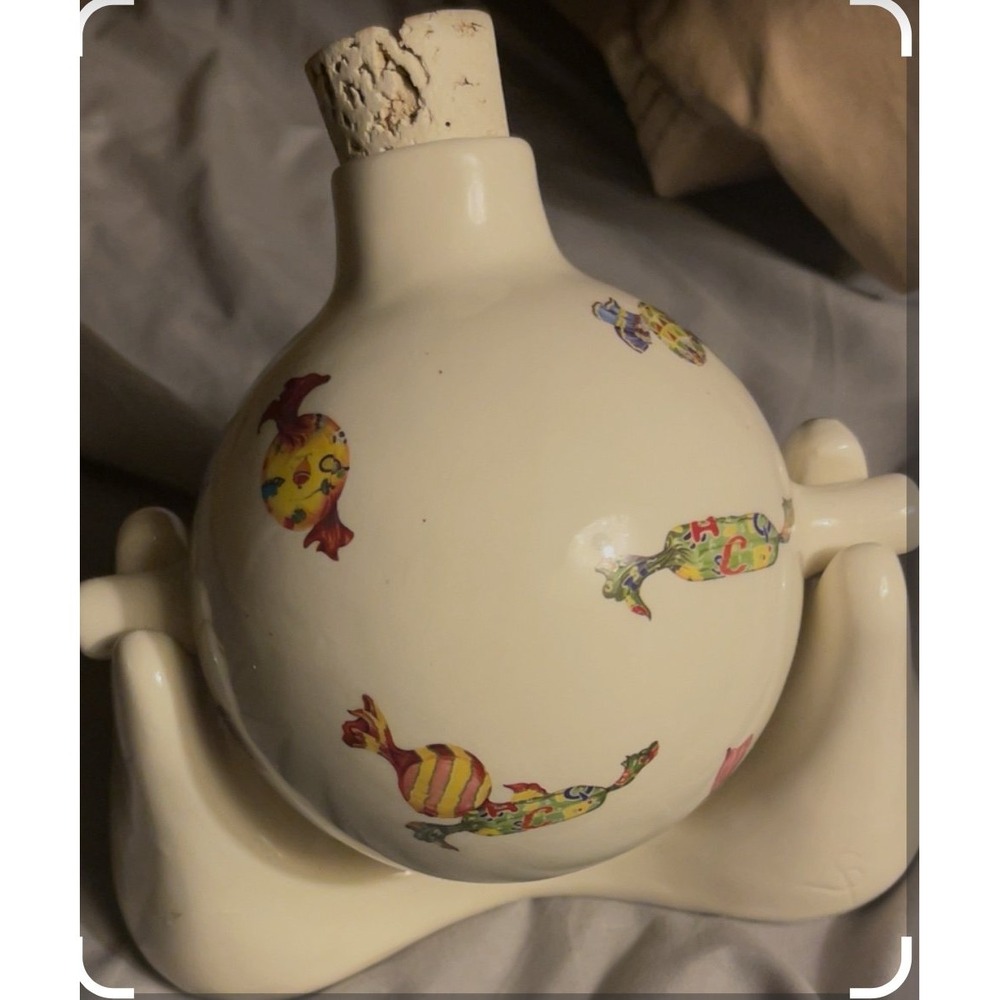 Ceramic decanter